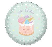 Amscan Ballon Aluminium Crazy Cake Standard S40 Emballé 43 cm