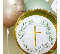 Amscan Ballon en aluminium Croix botanique 9915642
