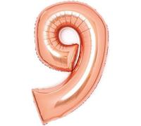 amscan Ballon en plastique Nombre 9