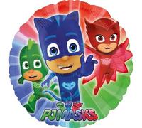 Amscan Ballon Foil Standard Rond PJ Masks S60 paquet 43 cm