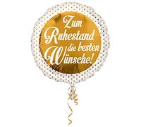 amscan Ballon gonflable retraite, env. 45 cm