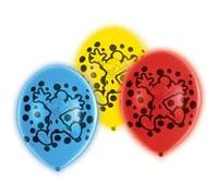 Amscan ballons avec éclairage LED Mickey Mouse 28 cm 5 pièces Blauw G