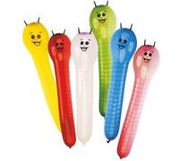 Amscan ballons chenille 60,9 cm latex 6 pièces Blauw G