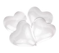 Amscan ballons Coeur 30 cm blanc 5 pièces Wit