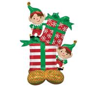 amscan- Ballons Elfes, 4295311, Multicolore, Grand