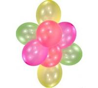 Amscan ballons Néon 27,5 cm latex 10 pièces Multicolor G