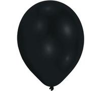 Amscan ballons noirs 27,5 cm 25 pièces Zwart