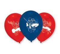 Amscan ballons Spider-Man 23cm 6 pièces rouge / bleu Blauw G