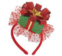 amscan- Bandeau Cadeau de Noël - 1 pièce, 395005, Multicolore, 8 inches x 5 inches