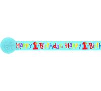 Amscan - Banderoles "Happy 1st Birthday", papier crépon SG38356 (taille unique) (Coloré)