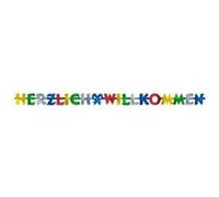 Amscan bannière Herzlich Willkommen 200 x 11 cm G