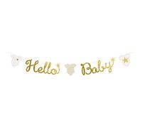 Amscan Bannière Lettre Hello Baby Papier Longueur 160 cm