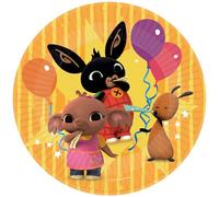 amscan- Bing Assiette 23 cm, 9911882, Multicolore