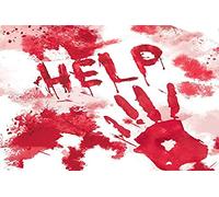 Amscan Bloody Good Time 9902245 Lot de 20 serviettes de table Bloody Mary, Help, Halloween, fête à thème