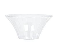Amscan - Bol Clair évasé en Plastique - Taile Moyenne 18 cm