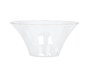 Amscan - Bol Clair évasé en Plastique - Taile Moyenne 18 cm