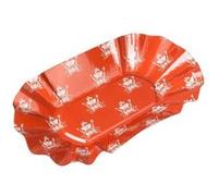 Amscan bols de snack BBQ 17,7 x 11,3 cm carton rouge 8 pièces Rood G