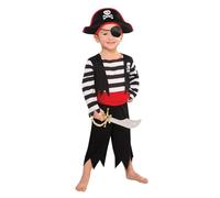 amscan CAT01 - Costume Pirate Enfant 3-4 ans
