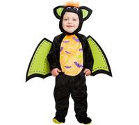 amscan (CC - capuche (PKT) (Fix 4/2) (PDBBAT) Costume de chauve-souris Iddy Biddy pour enfant (3-4 ans)