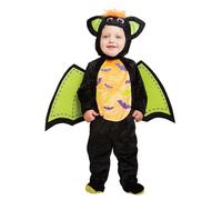 amscan (CC - Capuche (PKT) (PDBBAT) Costume de chauve-souris Iddy Biddy pour enfant (12-18 mois)