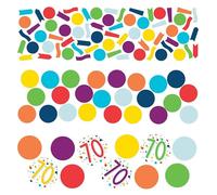 amscan Confettis 70 confettis anniversaire 34 g papier