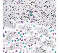 Amscan - Confettis, Jeunes mariés SG27236 (taille unique) (Blanc/Violet/Vert)