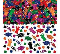 Amscan Cool Graduation Party Super Mega Value Pack Metallic Confetti Decoration (1 Piece), Multicolor, 5 oz