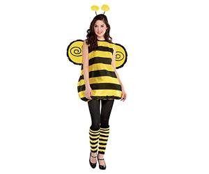 amscan Costume d'abeille pour fille (10-12 ans), Jaune