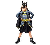 amscan Costume de Batgirl pour Enfant avec Cape et Masque 3D 100% matériaux recyclés, Multicolore, 8-9 Ans (Lot de 3) Fille