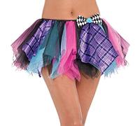 amscan- Costume de chapelier Fou avec Jupe Tutu, 1 pièce, 848859-55, Violet