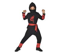 Amscan Costume de Ninja Warrior pour enfant, Noir , 4-6 ans