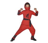 amscan Costume de Ninja Warrior pour Enfant, Rouge, 12-14 Ans