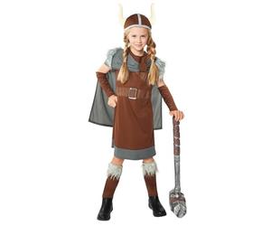amscan - Costume de reine guerrière viking pour fille de 3 à 14 ans