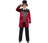 amscan - Costume d'Halloween de vampire de minuit pour homme Taille : M-XL