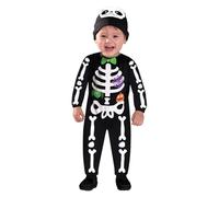 amscan Costume d'Halloween hanté pour bébé - Mini os - 9903880-2 à 3 ans