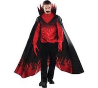 Amscan costume Diablo homme polyester noir/blanc 4 pièces taille M/L Rood