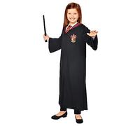 Amscan - Costume enfant Hermione, Poudlard, Harry Potter, Gryffondor, Mage, Sorcier, Carnaval, 158, Noir