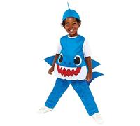Amscan - Costume enfant papa requin, requin, bébé requin, carnaval, fête à thème, 104, Bleu