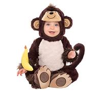 Amscan - Costume enfant petit singe coquin, déguisement bébé, Carnaval, Fête à thème, 98