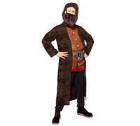 Amscan - Costume Hagrid, Harry Potter, magicien, carnaval, fête à thème, carnaval, Marron