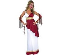 Amscan costume Impératrice dames polyester rouge/blanc 4-pièces or G