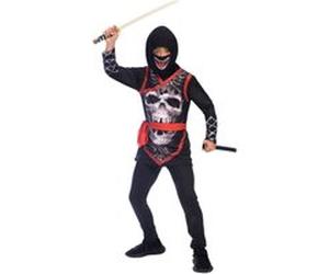 Amscan costume Ninjajunior noir/rouge 8-10 ans 4-pièces Rood G