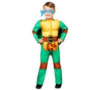 amscan Costume officiel Nickelodeon Teenage Mutant Ninja Turtles Deluxe 3-12 ans, multicolore, 10 ans