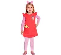 amscan 9905929 Déguisements Robe Rouge Peppa Pig pour Enfants Filles 2-3 Années