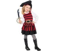 Amscan costume Petite Lass polyester rouge/noir 4-6 ans