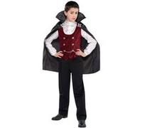 Amscan costume Vampire boys polyester noir 4-6 ans Rood