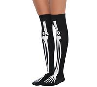 Amscan Costume Vous-Même OS Sur le Genou Bas Squelette Dead Chaussettes 394303
