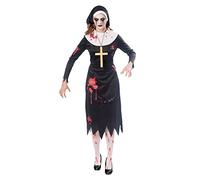 Ladies' Costume Zombie Nun Size S