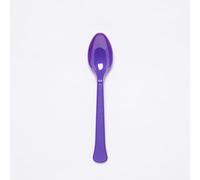 amscan Cuillères écologiques en Plastique réutilisables Violet - 24 pièces