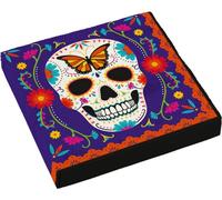 Amscan Day of the Dead Servietten 33 x 33 cm Papier 16 Stück